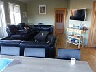 chata Myrakvisl lodge, obyvaci pokoj s jidelnim koutem