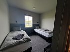chata Reykjedalsa Lodge, dvouluzkova loznice s koupelnou