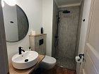 chata Reykjedalsa Lodge, dvouluzkova loznice s koupelnou
