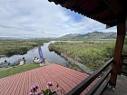apartma Panorama - vyhled z terasy v patre domku