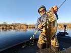 buclaty black-bass, okounek pstruhovy, brezen na Kuti