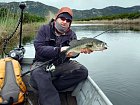 okounek pstruhovy - blackbass 48 cm uloveny za dubnoveho ochlazeni