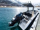 Loď Alumarin 6,3 m se zastřešeným ovládacím pultem (hard-top), echolotem-GPS a motorem 150 HP