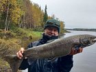 losos atlantsky - jikrnacka ulovena v zari u Lillsebranna