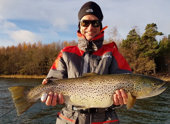 morsky pstruh 3,6 km, průvodce Patrik Lehtonen