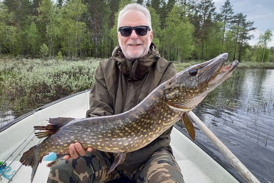 Štika 90 cm z průtočného jezera. Ulovena na imitaci žáby. Štika 90 cm z průtočného jezera. Ulovena na imitaci žáby.