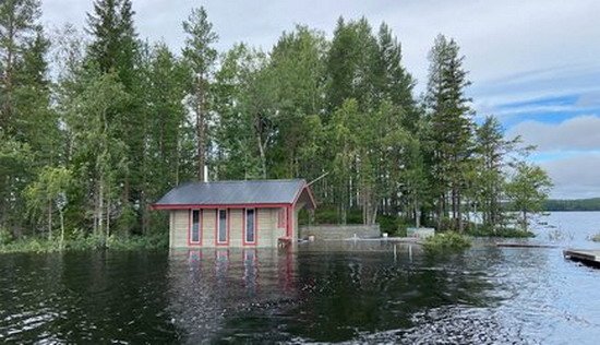 Sundholmen - vysoká voda Sundholmen - vysoká voda