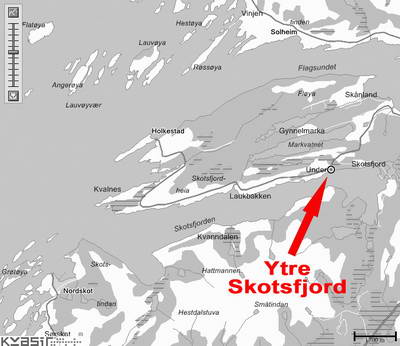 Skotsfjord - poloha Skotsfjord - poloha