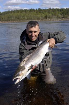 Kola - reka Ponoj - cerven 2005