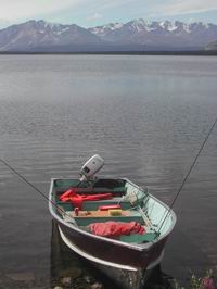 Kloo Lake - lod na jezere Kloo Lake - lod na jezere