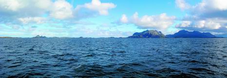 Vestfjorden Brygge - panorama pred Helnessundem Vestfjorden Brygge - panorama pred Helnessundem