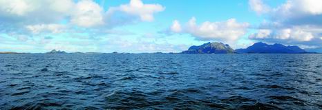 Vestfjorden Brygge - panorama pred Helnessundem