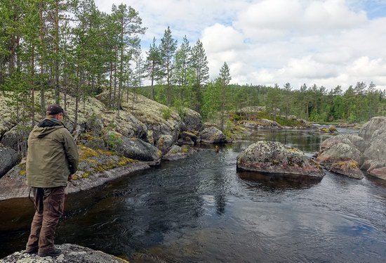 jezero Drogsjon pod pereji Drogsjoforsen