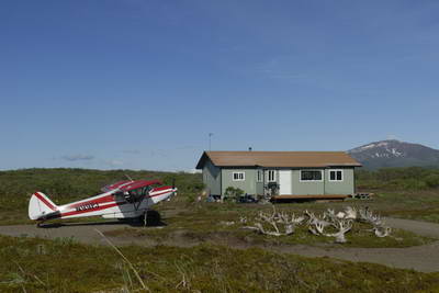 Pumice Creek Lodge a zdejší letadlo