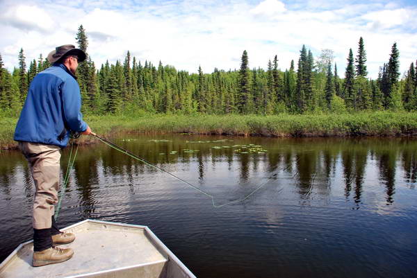 Cottonwood - lov stik na Fish Lakes