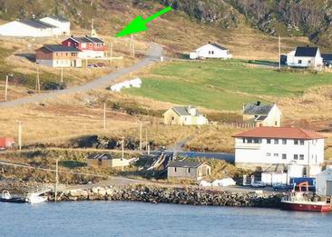 Seiland - poloha domku Honseby Seiland - poloha domku Honseby
