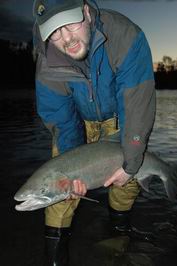 Skeena - steelhead 105 cm, lovec Lubos Pialek Skeena - steelhead 105 cm, lovec Lubos Pialek