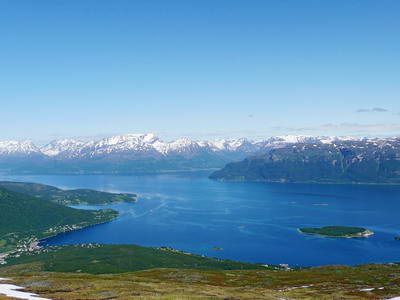 vyhled na Lyngenfjord vyhled na Lyngenfjord
