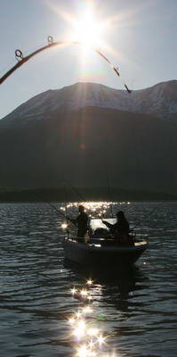 Lyngenfjord - zapad slunce Lyngenfjord - zapad slunce