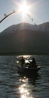 Lyngenfjord - zapad slunce