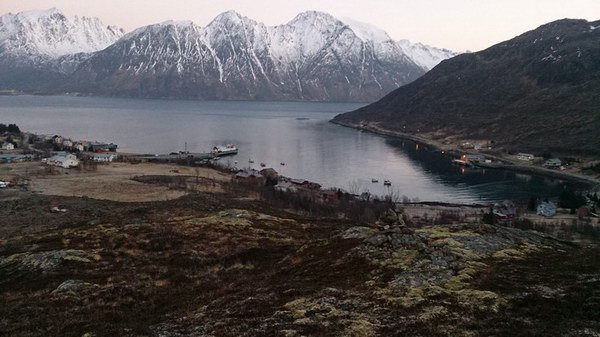 Loppa - Sor Tverrfjord pocatkem prosince Loppa - Sor Tverrfjord pocatkem prosince