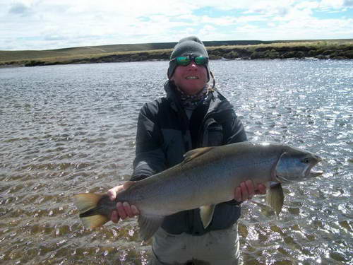 morsky pstruh z Rio Grande, leden morsky pstruh z Rio Grande, leden