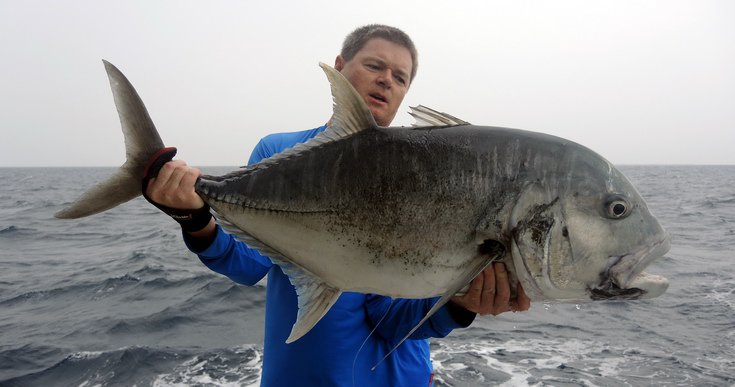 kranas obrovsky-GT 100 cm, 15,4 kg uloveny na jerk