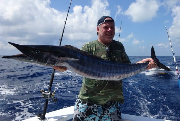 makrela Solandrova - wahoo 126 cm ulovena na trolling makrela Solandrova - wahoo 126 cm ulovena na trolling
