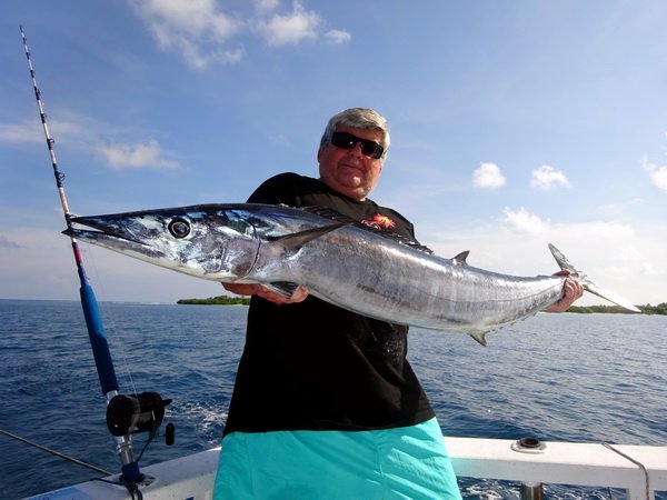 makrela Solandrova - wahoo 129 cm ulovena na trolling makrela Solandrova - wahoo 129 cm ulovena na trolling