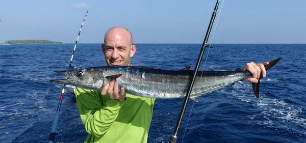 makrela Solandrova - wahoo 105 cm ulovena na trolling makrela Solandrova - wahoo 105 cm ulovena na trolling