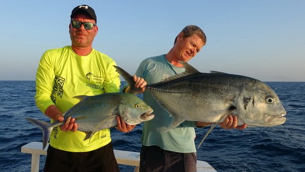 kranas obrovsky-GT 95 cm a modroploutvy 70 cm, uloveni na jerk kranas obrovsky-GT 95 cm a modroploutvy 70 cm, uloveni na jerk