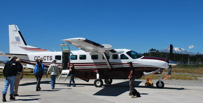 aerotaxi z Puerto Montt do Patagonian Basecamp