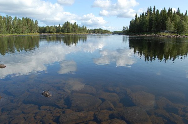 srpen na rece Vindelalven