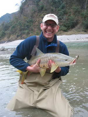 mahseer - Tor putitora uloveny na wobbler mahseer - Tor putitora uloveny na wobbler