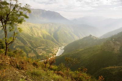 krajina v podhuri Himalaje