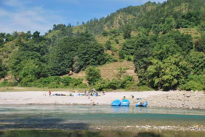 reka Saryu - krajina reka Saryu - krajina