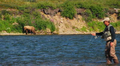 rybareni s medvedy v Katmai rybareni s medvedy v Katmai