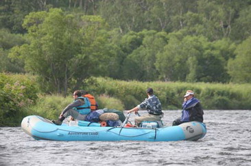 Fishing trip - rafting, Kamchatka