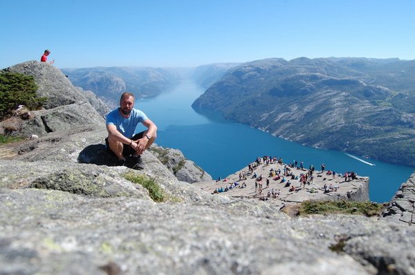 Kazatelna, skalni vyhlidka Preikestolen