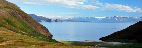 pobřeží poloostrova Loppa, Finnmark pobřeží poloostrova Loppa, Finnmark