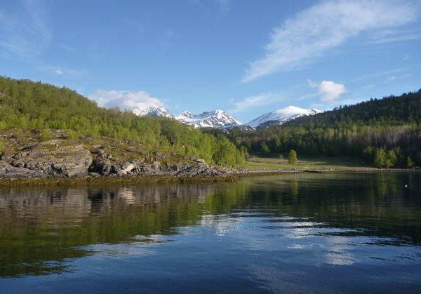krajina v okolí Lyngenfjordu krajina v okolí Lyngenfjordu