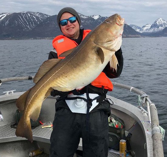 Elgsnes - treska obecná 112 cm a 16 kg Elgsnes - treska obecná 112 cm a 16 kg