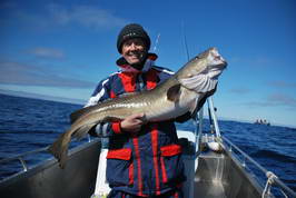 treska 125 cm, Loppa, cerven treska 125 cm, Loppa, cerven