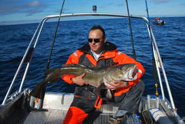 treska 130 cm, Loppa, cerven treska 130 cm, Loppa, cerven