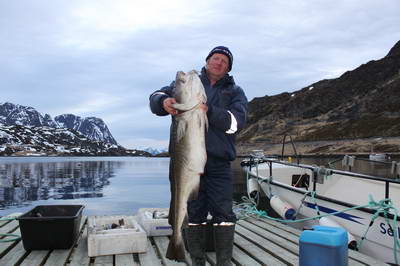treska obecná 18 kg, Finnmark, kveten