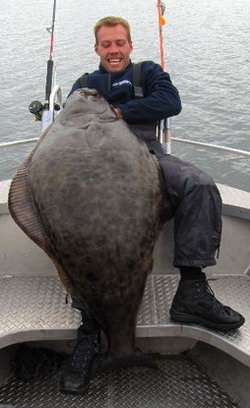 halibut 58 kg, Altafjord 18.6.