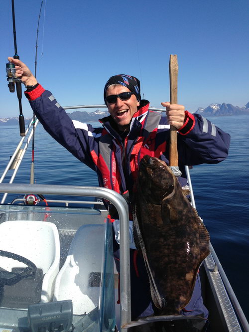 halibut 100 cm uloveny na privlac halibut 100 cm uloveny na privlac