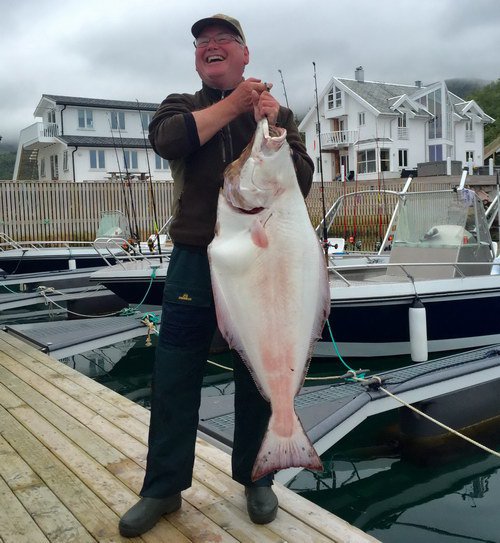 halibut 19 kg, cerven