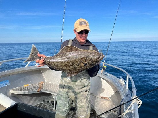 Halibut 70 cm (první a jediný)