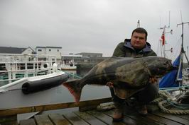 Halibut, 110 cm, 14,8 kg, Sorvaer-cervenec,